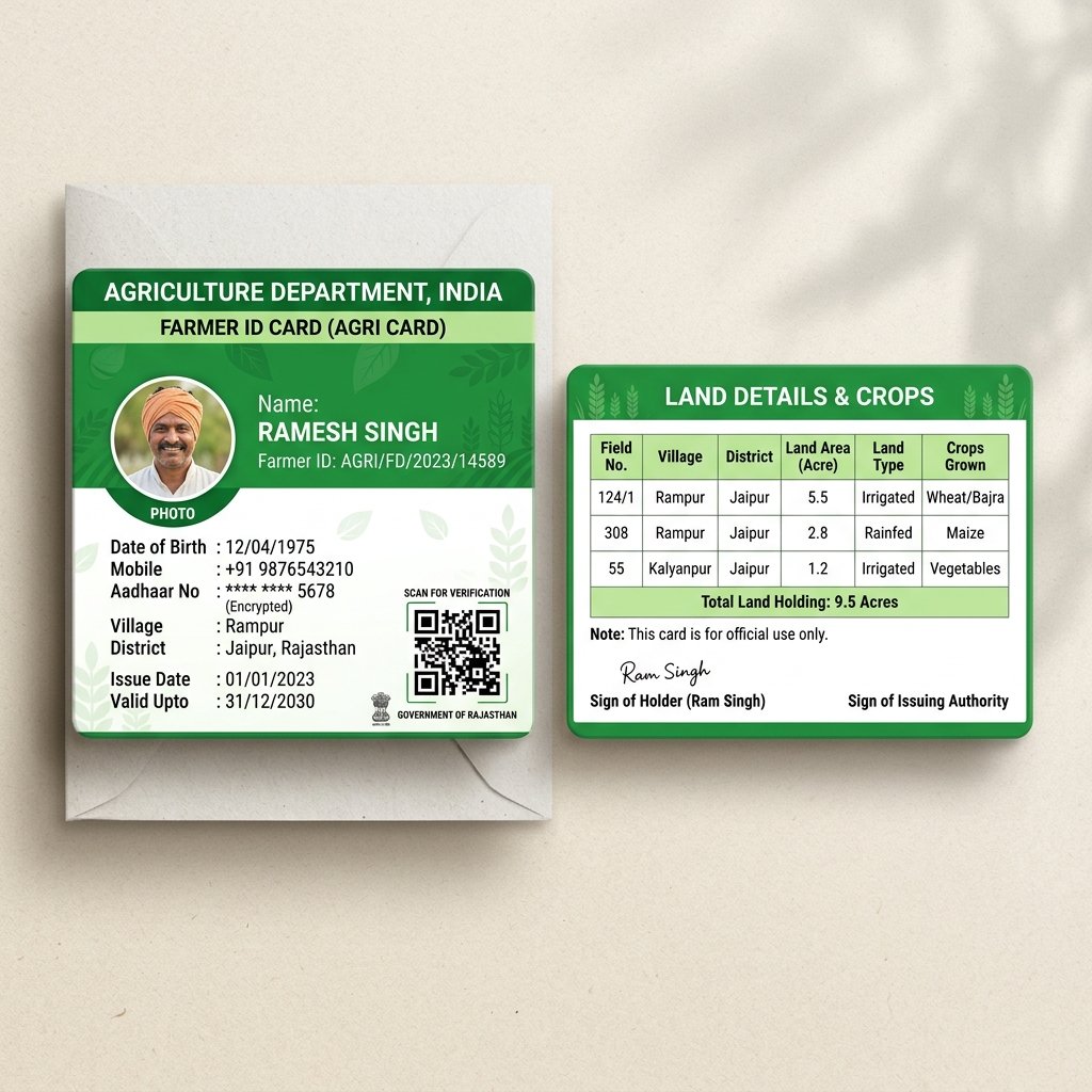 Farmer ID Card Print